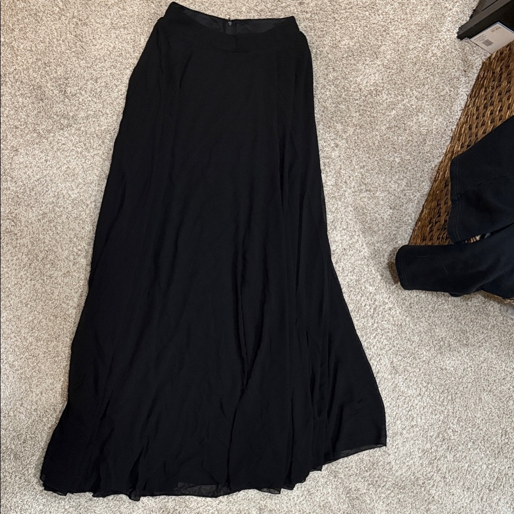 City Studio Classic Black Maxi Skirt